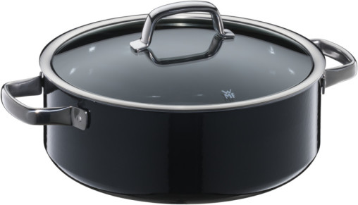 FUSIONTEC MINERAL 28 cm Braising Pan with lid, Black