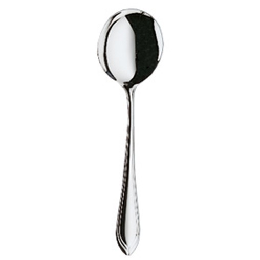 Round bowl soup spoon Flair silverplated