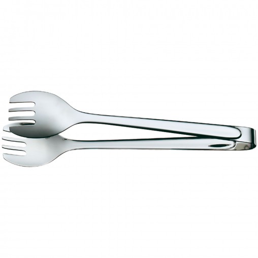 Salad serving tongs Neutral silverplated