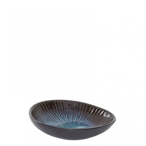 Dip Bowl oval DEEP OCEAN blue 12x8.7 cm