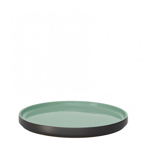 Plate flat GEO green Ø 22 cm