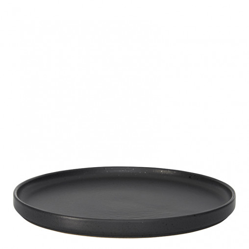Plate flat GEO graphite Ø 26 cm