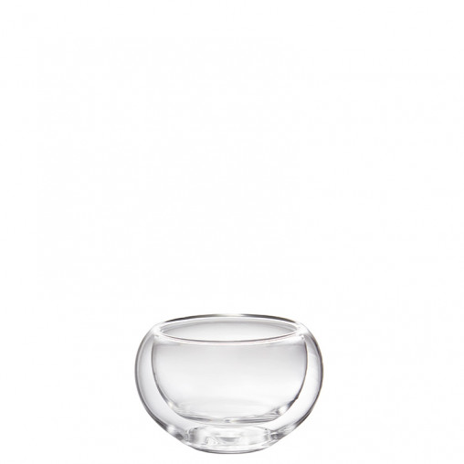 Glass bowl double-walled 4,5 cm 