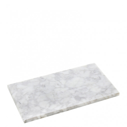 Plate marble white 28x16x1,2 cm 
