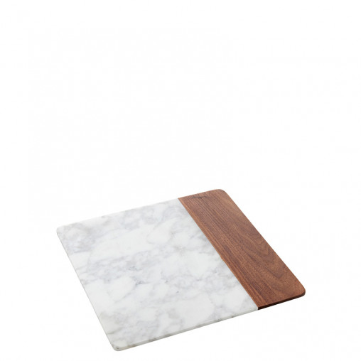 Board marble/wood square 25,4x25,4x1,5 cm