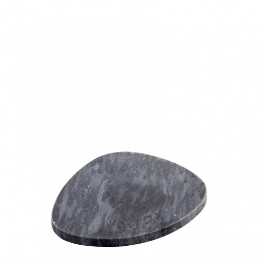 Plate marble black 13x11 cm