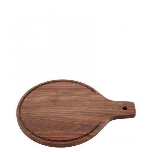 Server wood (walnut) round 25x33 cm 