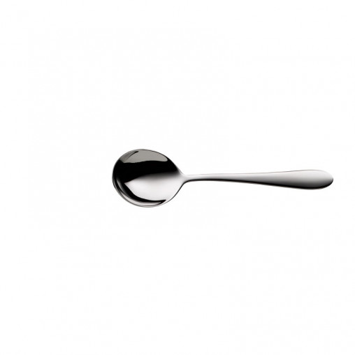 Round bowl soup spoon Sara chrome steel