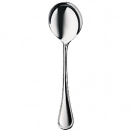 Round bowl soup spoon Contour silverplated