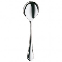 Round bowl soup spoon Metropolitan silverplated