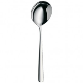 Round bowl soup spoon Base stainless 18/10