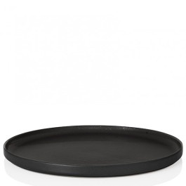Plate flat GEO graphite Ø 32,5 cm