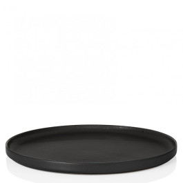 Plate flat GEO graphite Ø 29 cm