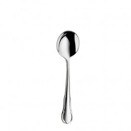 Round bowl soup spoon Barock silverplated
