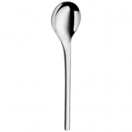 Round bowl soup spoon Nordic silverplated